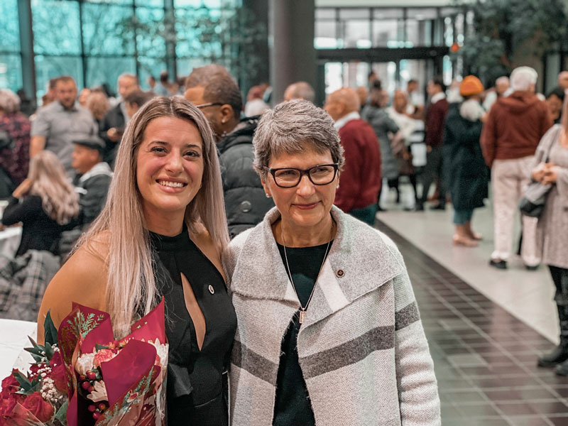 Cassidy Snow Andrusyszyn and her grandmother, Louise Salamin